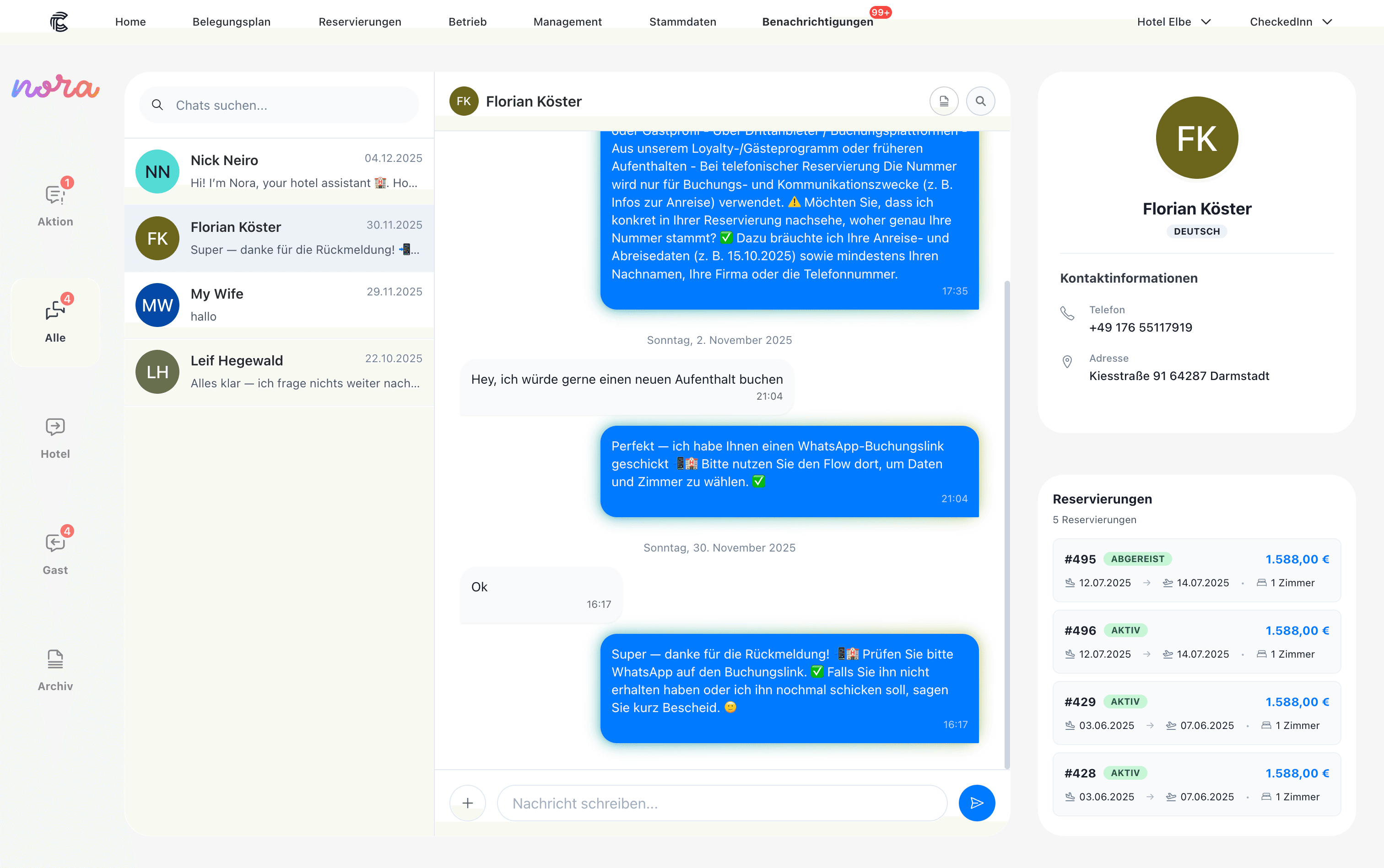 Higher Guest Satisfaction